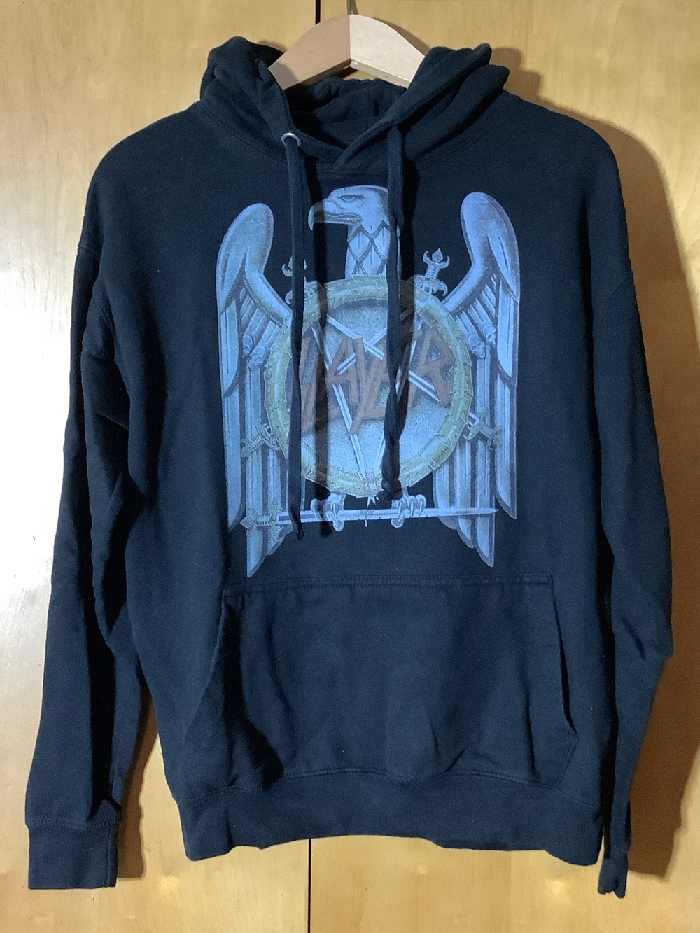 Slayer black hoodie, size medium